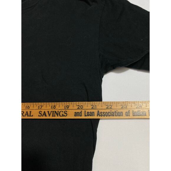 Quiksilver Long Sleeve T-Shirt Men’s Size L Vintage Center Logo Front + Back - Picture 3 of 7